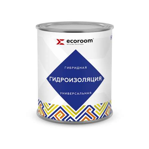 Гидроизоляция Ecoroom Hydroneed S, 1 кг, гибридная универсальная, банка – ТСК Дипломат